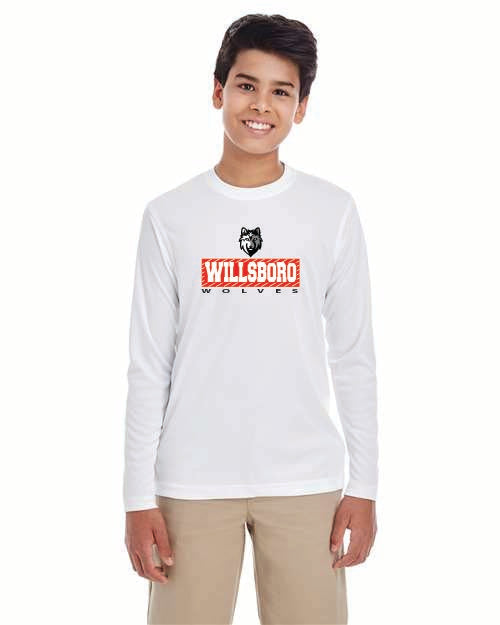 Vortex Ultra Club Youth Cool & Dry Performance Long Sleeve Top Wills25