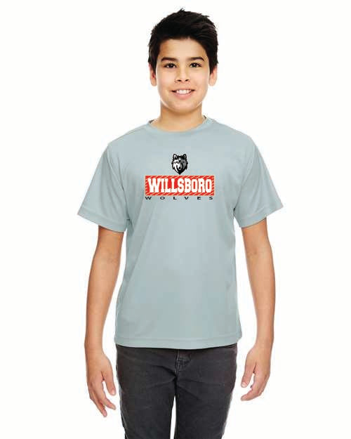 Vortex Ultra Club Youth Cool & Dry Sport Performance Interlock T-shirt Wills25