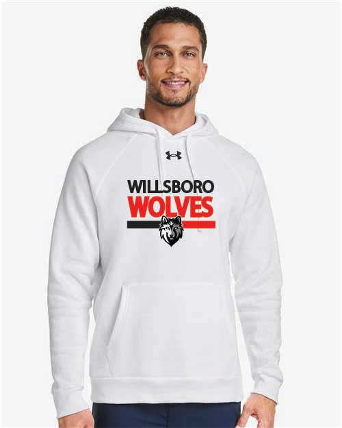 Show Under Armour Men's Rival Fleece Hooded Sweatshirt Wills25