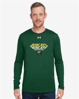 Under Armour Men's Team Tech™ Long Sleeve T-Shirt Forest Green White
