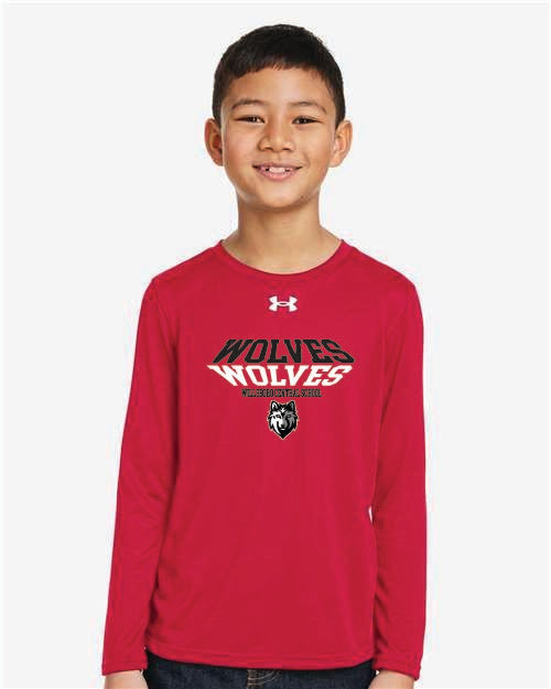 3D Under Armour Youth Tech™ Team Long Sleeve T-Shirt Wills25