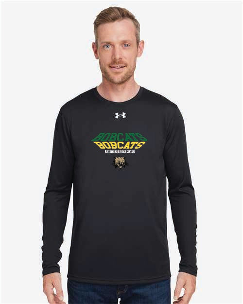 Under Armour Men's Team Tech™ Long Sleeve T-Shirt Forest Green White