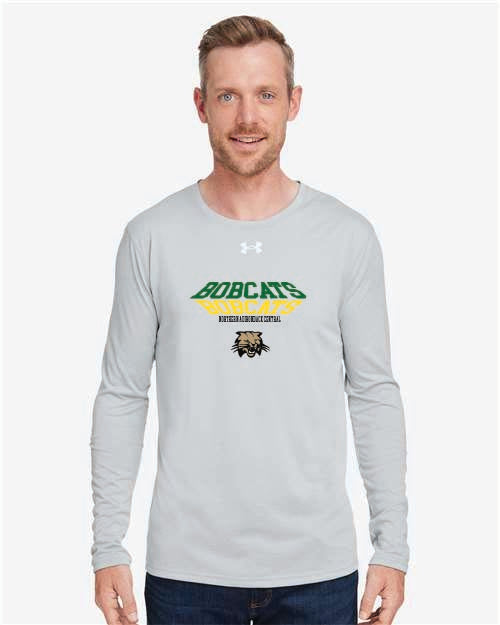 Under Armour Men's Team Tech™ Long Sleeve T-Shirt Forest Green White
