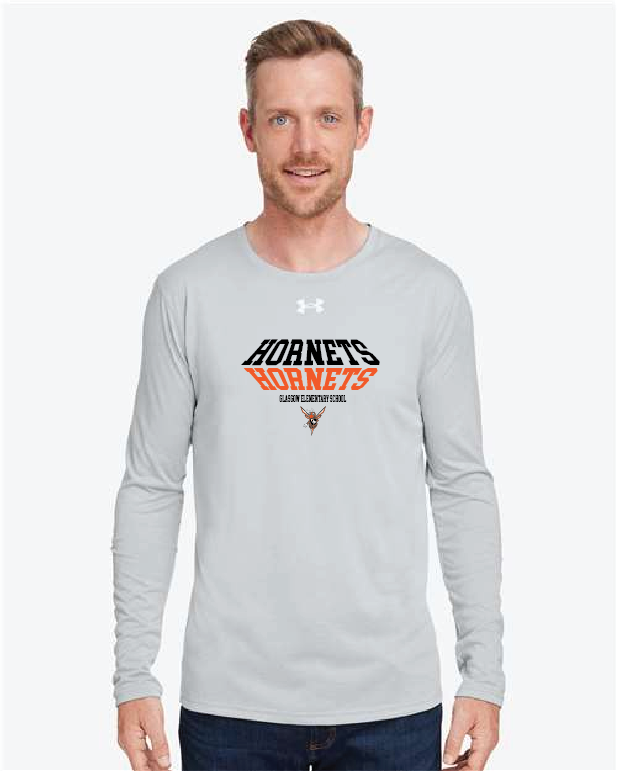3D Under Armour Men's Team Tech™ Long Sleeve T-Shirt Glasgow25
