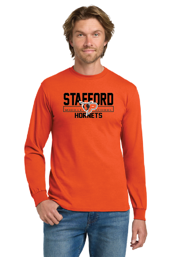 Varsity Stafford Gildan® Heavy Cotton™ 100% Cotton Long Sleeve T-Shirt PCSDFall26