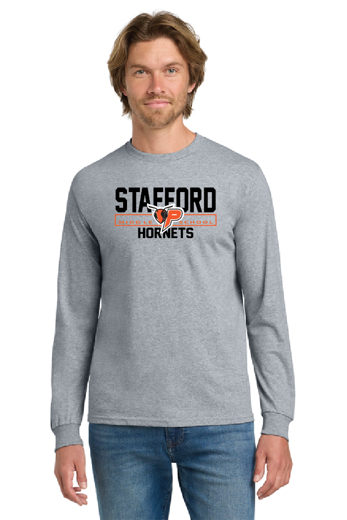 Varsity Stafford Gildan® Heavy Cotton™ 100% Cotton Long Sleeve T-Shirt PCSDFall26
