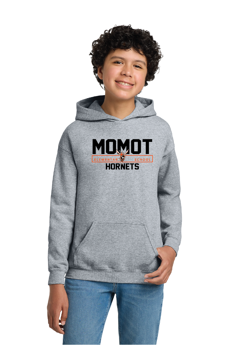 Varsity Momot Gildan® Youth Heavy Blend™ Hooded Sweatshirt
