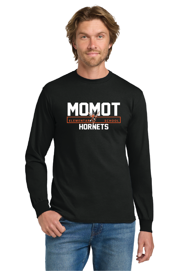 Varsity Momot Gildan® Heavy Cotton™ 100% Cotton Long Sleeve T-Shirt