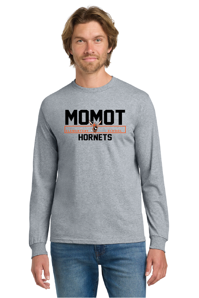 Varsity Momot Gildan® Heavy Cotton™ 100% Cotton Long Sleeve T-Shirt