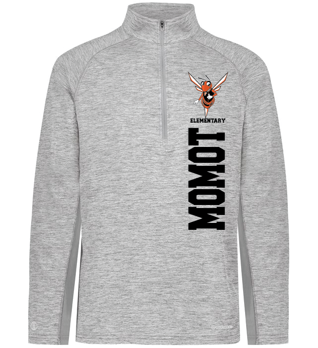 Velocity Electrify 1-2 Zip Pullover Powered by Coolcore® Heathered Glasgow