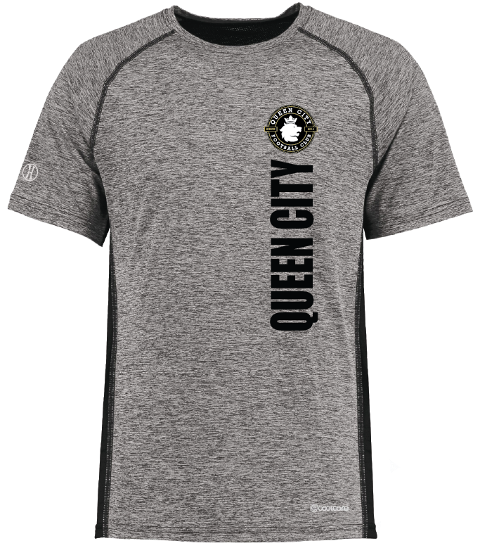 Velocity Holloway Adult  Electrify Tee Powered by Coolcore® Queen City FC