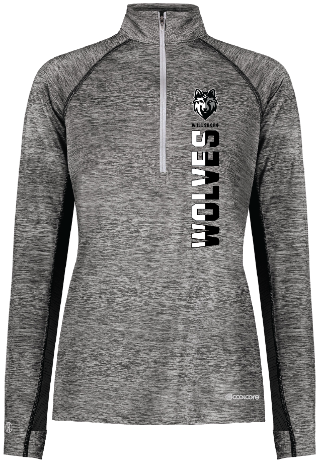 Velocity Holloway LADIES ELECTRIFY 1/2 ZIP PULLOVER POWERED BY COOLCORE® WillsCSD