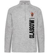 Velocity Electrify 1-2 Zip Pullover Powered by Coolcore® Heathered Glasgow
