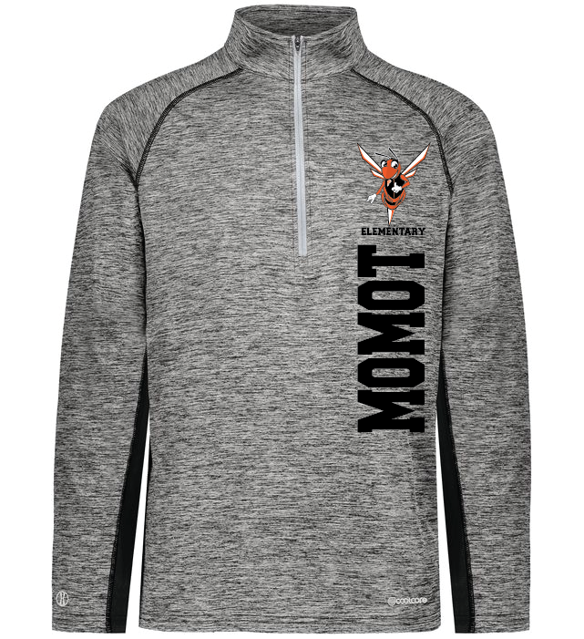 Velocity Electrify 1-2 Zip Pullover Powered by Coolcore® Heathered Glasgow