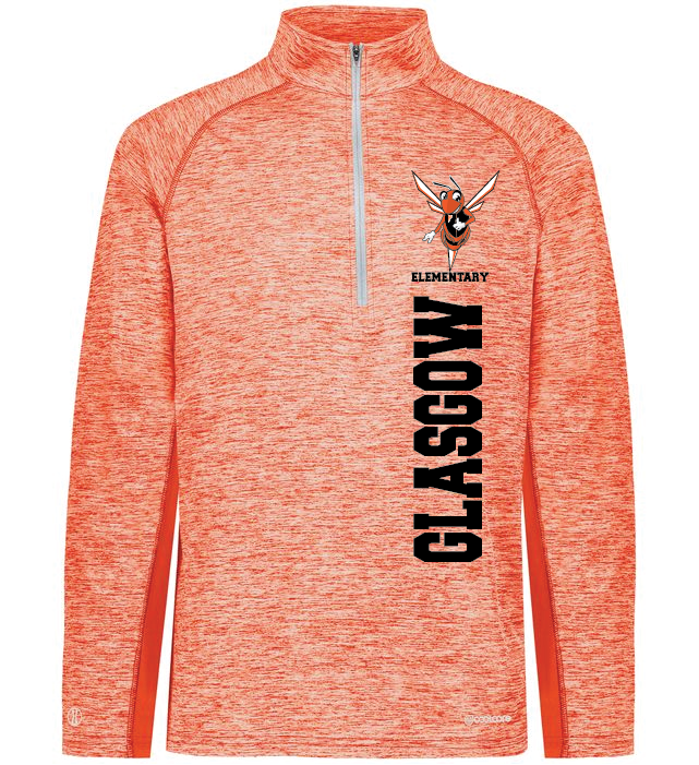 Velocity Electrify 1-2 Zip Pullover Powered by Coolcore® Heathered Glasgow