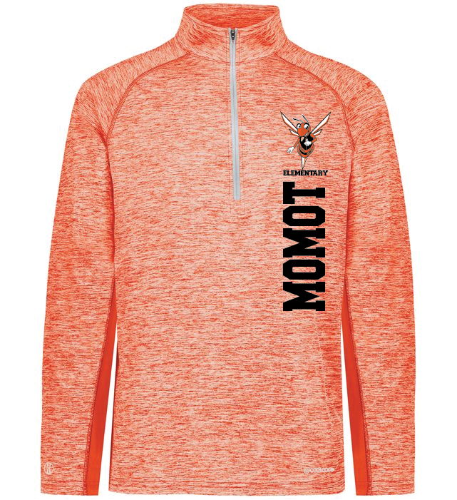 Velocity Electrify 1-2 Zip Pullover Powered by Coolcore® Heathered Glasgow