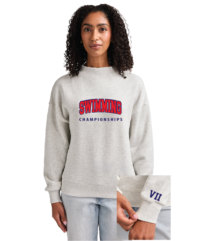 Willow Charles River Women's Willow Mock-Neck Sweatshirt SwimFall26