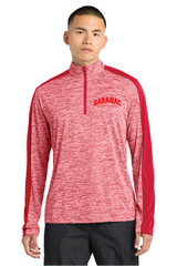 Avery Sport-Tek® PosiCharge® Electric Heather Colorblock 1/4-Zip Pullover Saranac XC