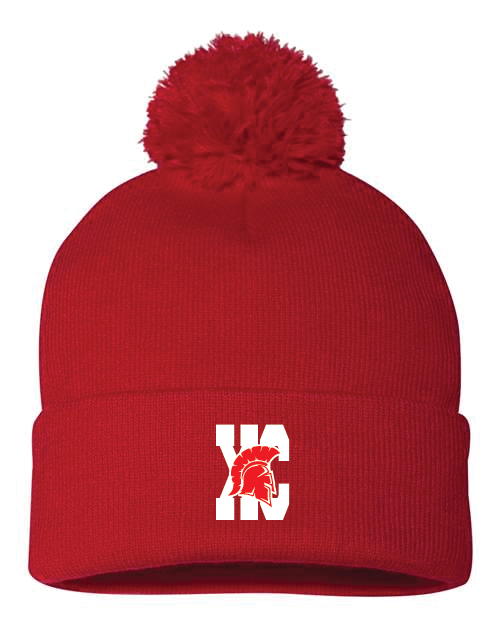XC Sportsman 12" Pom-Pom Cuffed Beanie Saranac XC