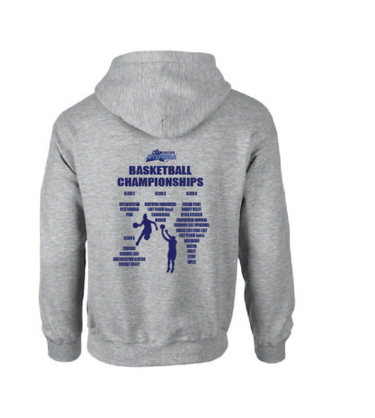 Basketball Championships Gildan Adult Heavy Blend™ 8 oz., 50/50 Hooded Sweatshirt Winter 24