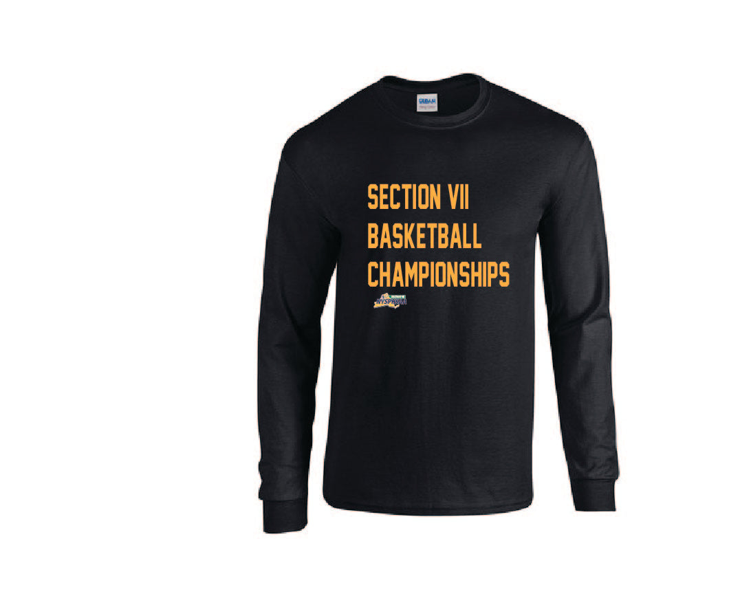 VII Basketball Championships TEAM COLOR Gildan Adult 50/50 Long-Sleeve T-Shirt Winter 24