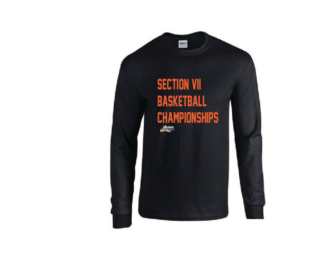 VII Basketball Championships TEAM COLOR Gildan Adult 50/50 Long-Sleeve T-Shirt Winter 24