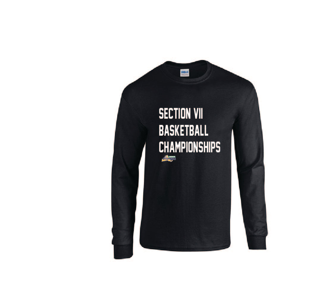 VII Basketball Championships TEAM COLOR Gildan Adult 50/50 Long-Sleeve T-Shirt Winter 24