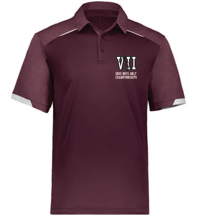 Section VII Golf BOYS Championships Polo Spring23  School Colors Availabale