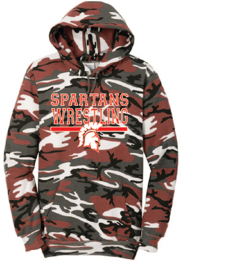 Hawk Port & Company® Core Fleece Camo Pullover Hooded Sweatshirt