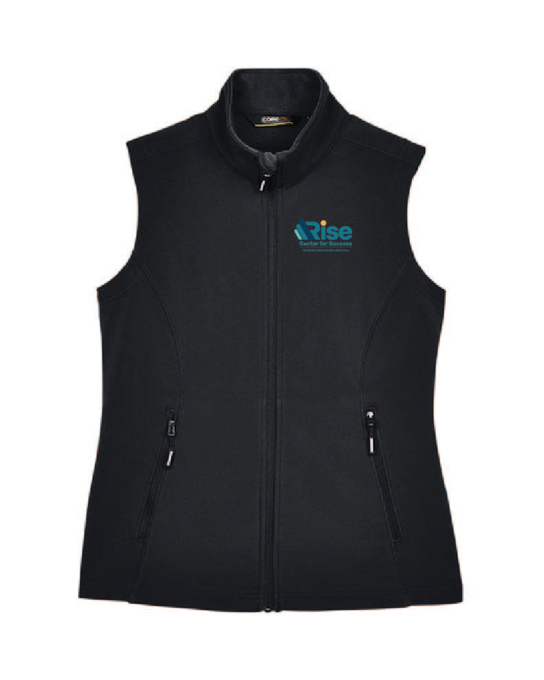 CVES CORE365 Ladies' Cruise Two-Layer Fleece Bonded Soft Shell Vest