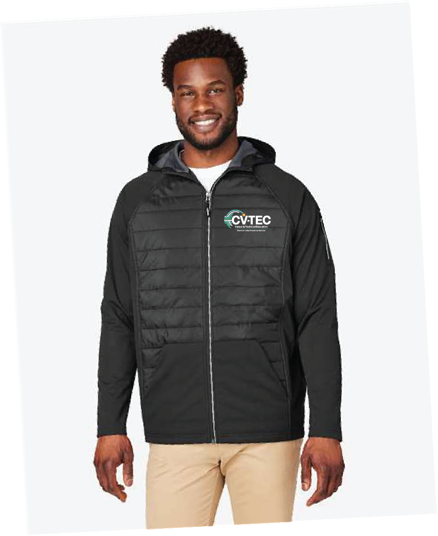 CV-TEC Core365 Unisex Techno Lite Hybrid Hooded Jacket CVES
