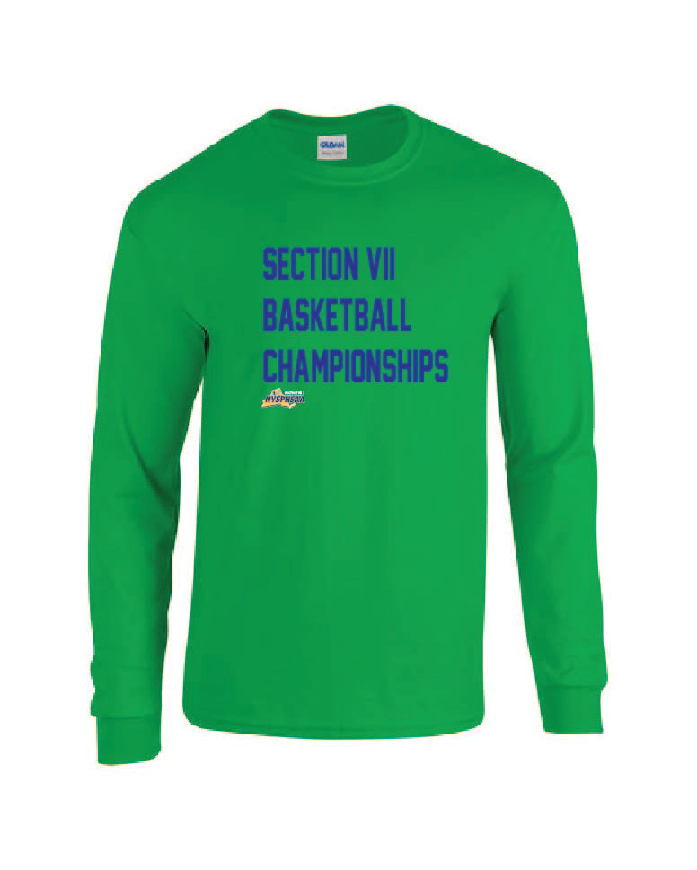 VII Basketball Championships TEAM COLOR II Gildan Adult 50/50 Long-Sleeve T-Shirt Winter 24