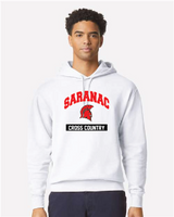 Mantess Unisex Garment-Dyed Lightweight Fleece Hooded Sweatshirt Saranac XC