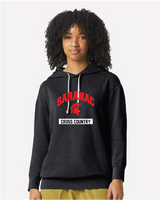 Mantess Unisex Garment-Dyed Lightweight Fleece Hooded Sweatshirt Saranac XC