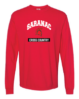 Mantess Unisex Garment-Dyed Heavyweight Long Sleeve T-Shirt Saranac XC