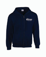 CV-TECLC G186 Gildan Adult Heavy Blend™ 8 oz., 50/50 Full-Zip Hooded Sweatshirt CVES