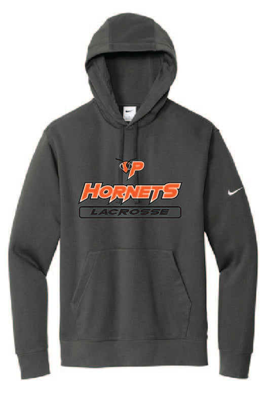 Logo Nike Club Fleece Sleeve Swoosh Pullover Hoodie PHS LAX