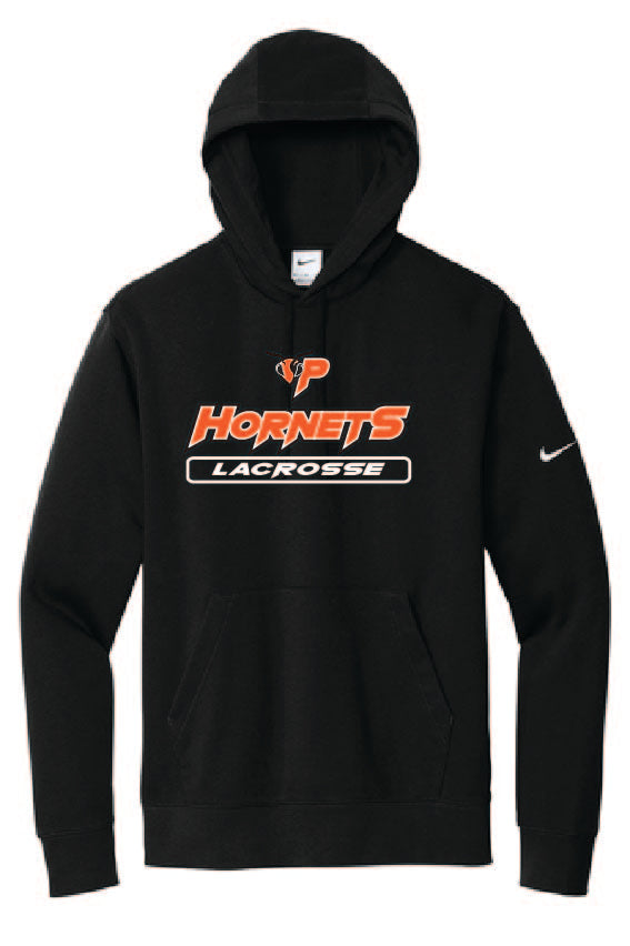 Logo Nike Club Fleece Sleeve Swoosh Pullover Hoodie PHS LAX