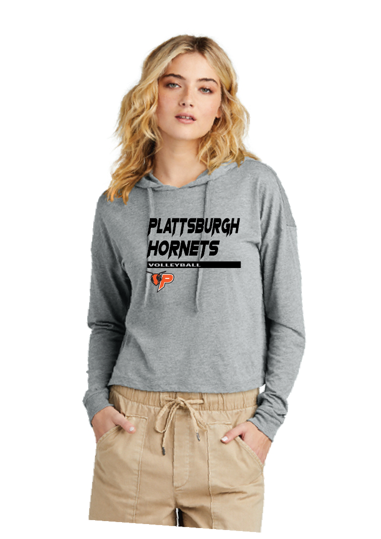 Pete District® Women’s Perfect Tri® Midi Long Sleeve Hoodie PHS Volleyball