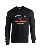 Property Of Gildan Adult Heavy Cotton Long Sleeve Shirt PHS Football