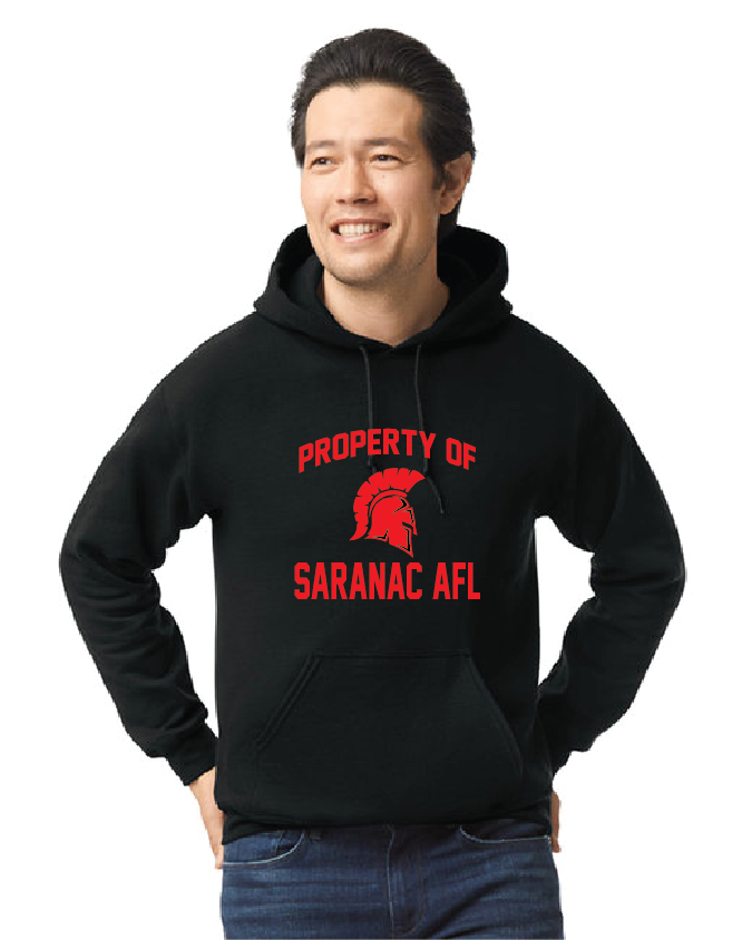 Property of Gildan Youth Heavy Blend™ Hooded Sweatshirt Saranac AFL