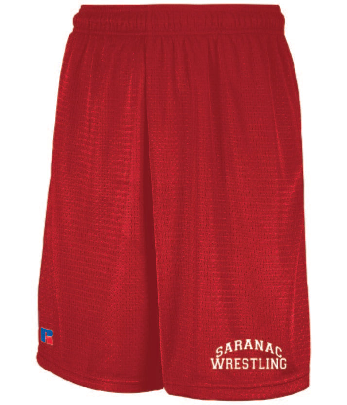 Wordmark RUSSELL MESH SHORTS WITH POCKETS