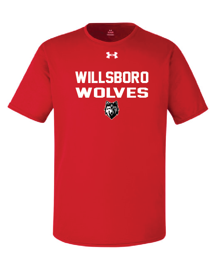 Stacked  Under Armour Men's Team Tech T-Shirt WillsCSD