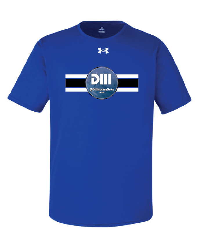 Stripes Under Armour Men's Team Tech T-Shirt D3 Hockey