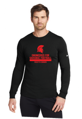 Velocity II Nike Dri-FIT Cotton/Poly Long Sleeve Tee Saranac FB