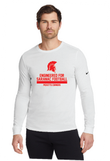 Velocity II Nike Dri-FIT Cotton/Poly Long Sleeve Tee Saranac FB