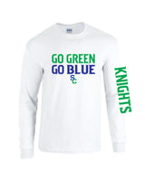 Youth Go Green Go Blue Long Sleeve Shirt