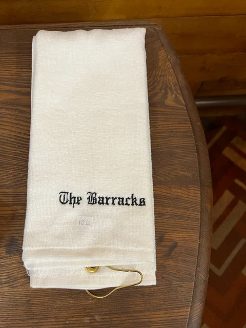 The Barracks Golf Towel