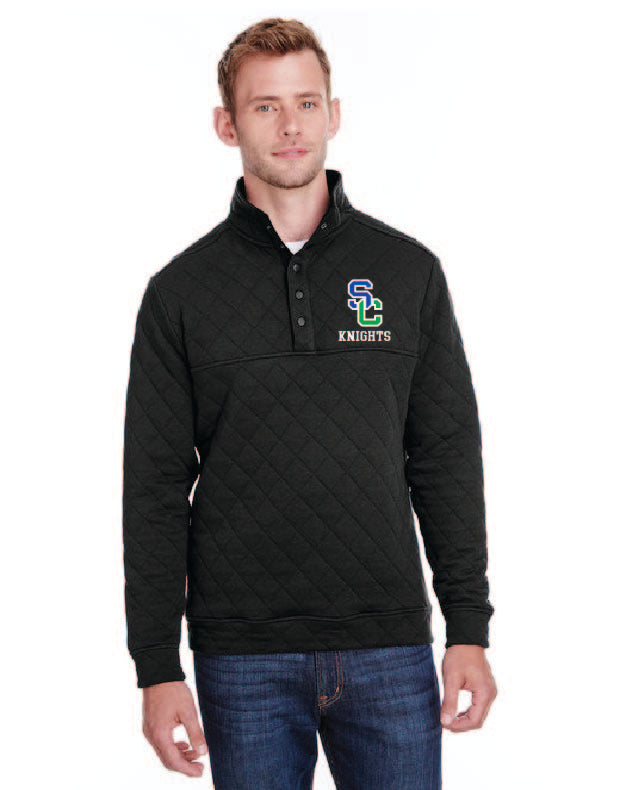 Seton Catholic Quilted Snap Pullover