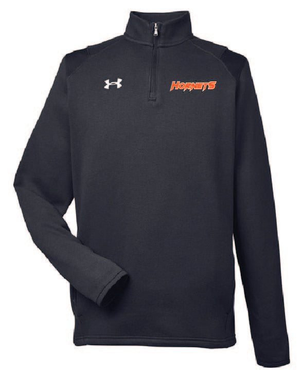 Hornets Under Armour Men's Hustle Quarter-Zip Pullover